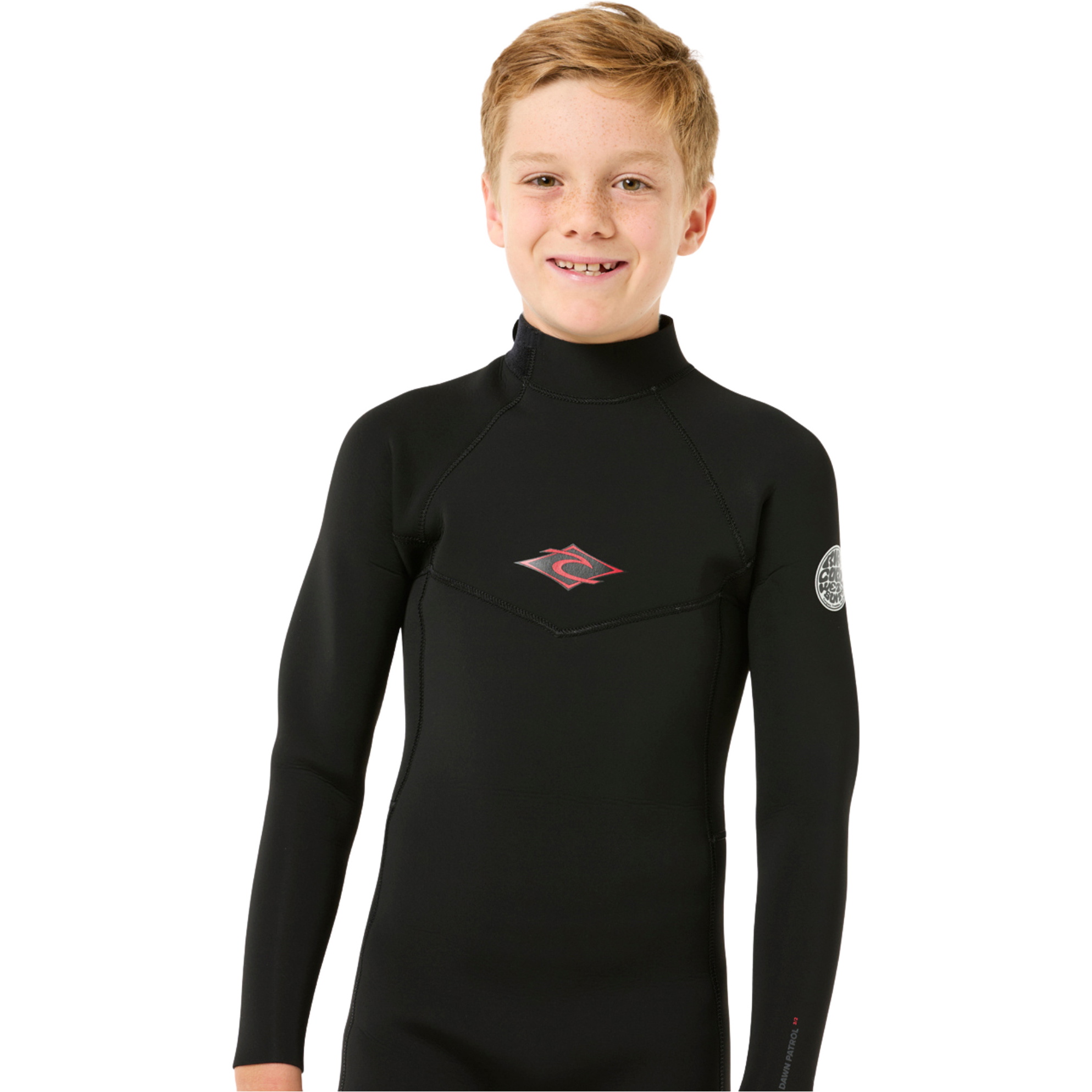 2026 Rip Curl Junior Dawn Patrol 4/3mm Back Zip Wetsuit 149BFS - Black